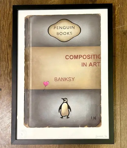 Click Here To Enlarge This Photo Of Composition in Art (Banksy) Pink Balloon