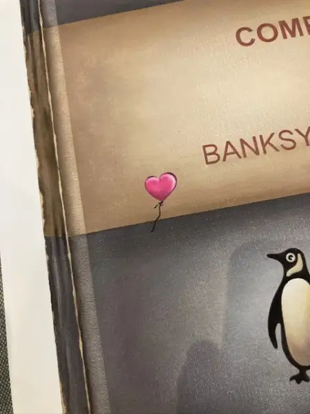 Click Here To Enlarge This Photo Of Composition in Art (Banksy) Pink Balloon