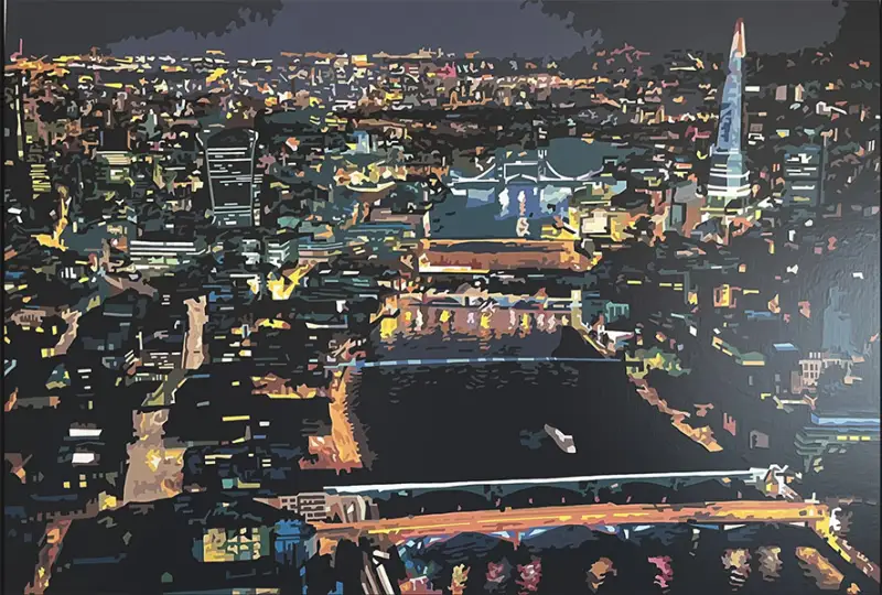 Click Here To Enlarge This Photo Of The City at Night