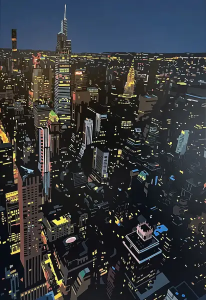 Click Here To Enlarge This Photo Of Chrysler at Night