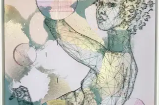Imogen MorrisSeeking The VoidOriginal ~ Mixed Media on Canvas