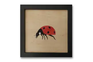 Hayden HathawayDotOriginal ~ Mixed Media and Wood Veneer