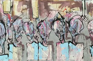 Joseph GilgunThe Choir of AngelsOriginal ~ Acrylic on Canvas