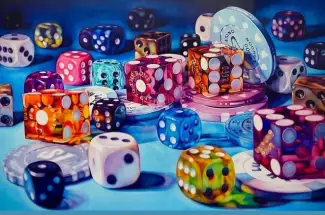 Kate BrinkworthLondon CasinoOriginal ~ Oil on Board