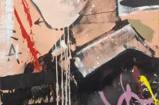 Joseph GilgunThe Curse Of A Fit MumOriginal ~ Acrylic on Canvas