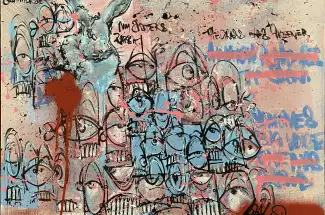 Joseph GilgunSisters RabbitOriginal ~ Acrylic on Canvas