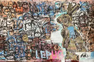 Joseph GilgunThe One That Got AwayOriginal ~ Acrylic on Canvas