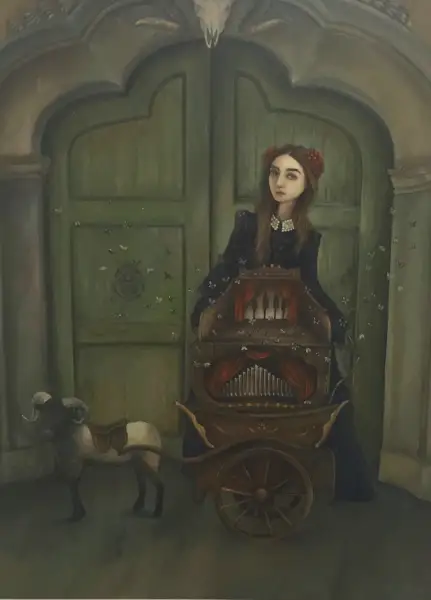 Click Here To Enlarge This Photo Of The Organ Grinder - Nom Kinnear King