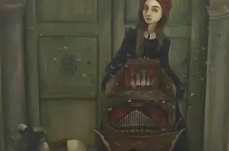 ArchiveThe Organ Grinder - Nom Kinnear KingOriginal ~ Oil on Board