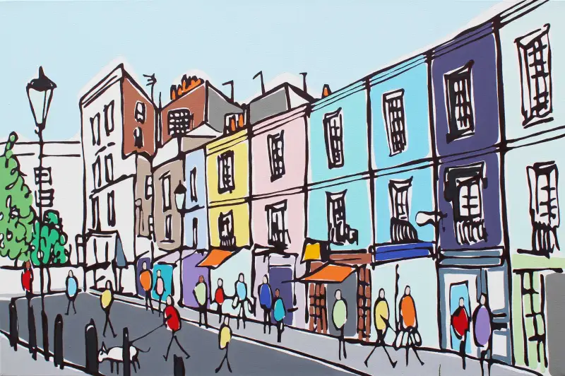 Click Here To Enlarge This Photo Of Pastels of Portobello