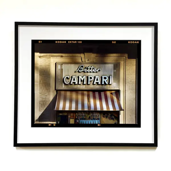 Click Here To Enlarge This Photo Of Bitter Campari Sign, Milan