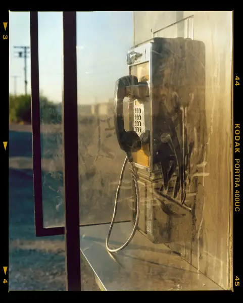 Click Here To Enlarge This Photo Of Call Box, Salton Sea, California
