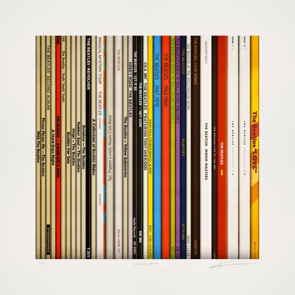 Click Here To Enlarge This Photo Of Spines #4 Beatles