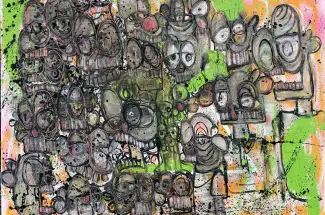Joseph GilgunGolfOriginal ~ Acrylic on Canvas