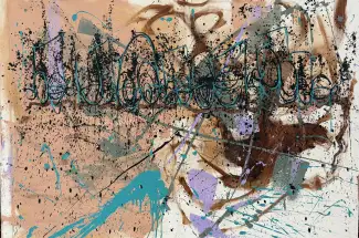 Joseph GilgunDon’t Worry, They’ll Never Hit Us From That Dist -Original ~ Acrylic on Canvas