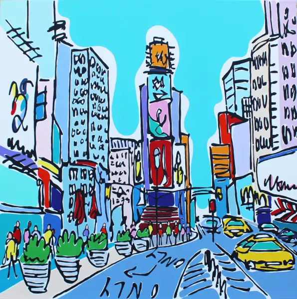 Click Here To Enlarge This Photo Of A Walk Around Times Square