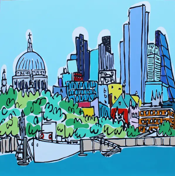 Click Here To Enlarge This Photo Of Sunny South Bank Walk