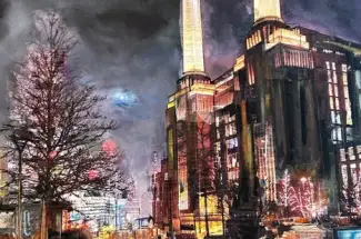 Anna AllworthyBattersea Power StationOriginal ~ Mixed Media on Canvas