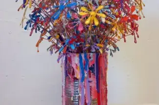 Russell WestTin Flowers (22)Original ~ Sculpture