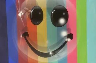 TBOYGiant Rainbow SmileMixed Media