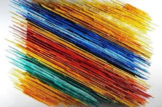 Russell WestC2 III in YellowOriginal ~ Oil and wire on board