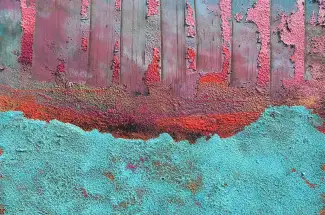 Sam PeacockCaribome HuelOriginal ~ Mixed Media on Steel