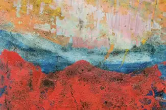 Sam PeacockZeno Ray Bay Flowers GalleryOriginal ~ Mixed Media on Steel