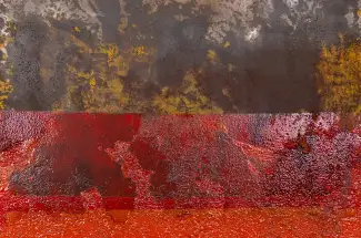Sam PeacockRed Ore BayOriginal ~ Mixed Media on Steel