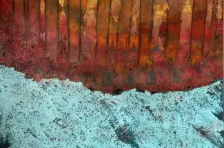 Sam PeacockCamboreal OreOriginal ~ Mixed Media on Steel