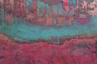 Sam PeacockParraya PointOriginal ~ Mixed Media on Steel