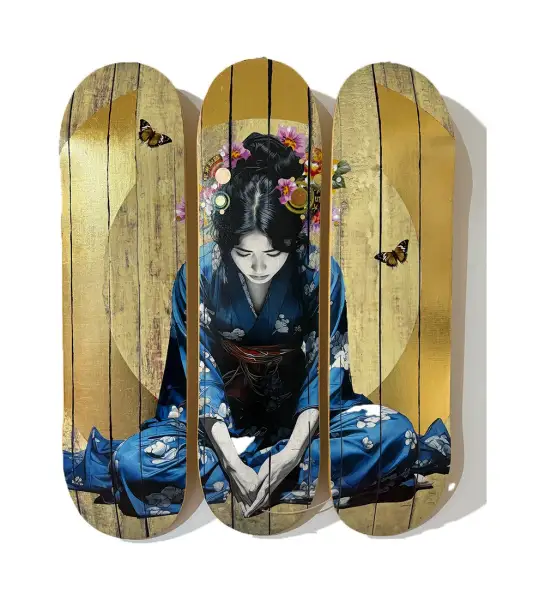 Click Here To Enlarge This Photo Of Small Sanctuary Skate Deck Trio