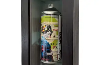 Gareth Tristan Evans (aka The Trunk of Funk)Turning Point SpraycanMixed Media