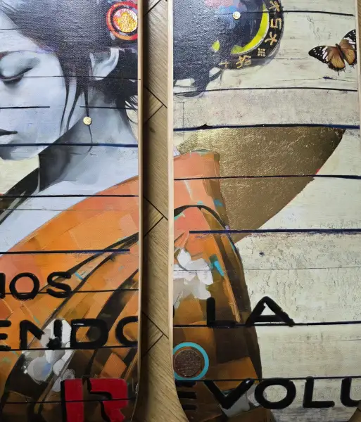 Click Here To Enlarge This Photo Of Golden Skate deck Trio