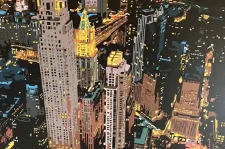 Alicia DubnyckyjAlong The East RiverOriginal ~ Mixed Media on Board