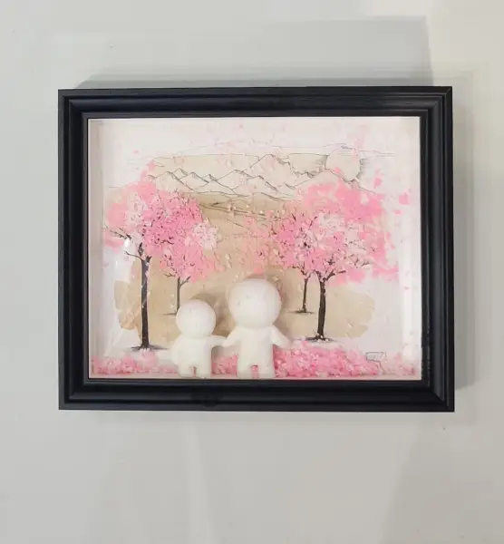 Click Here To Enlarge This Photo Of Mini Blossoms Black Frame