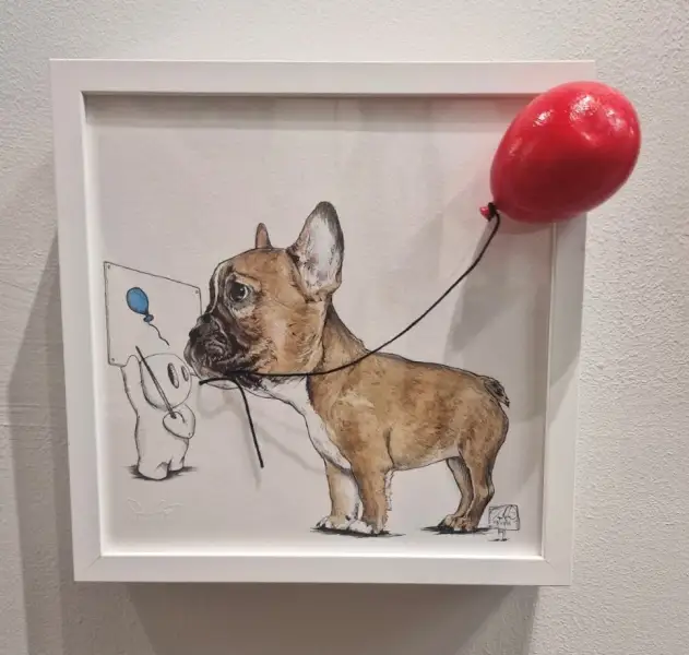 Click Here To Enlarge This Photo Of Red Balloon Blue Balloon