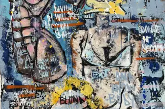 Joseph GilgunBeach BodyOriginal ~ Acrylic on Canvas