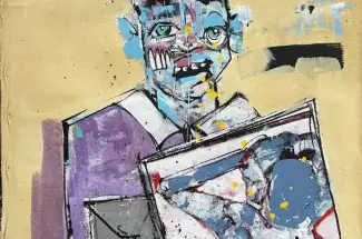 Joseph GilgunRazzleOriginal ~ Acrylic on Canvas