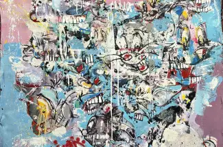 Joseph GilgunAddictOriginal ~ Acrylic on Canvas