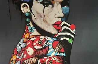 Terry BradleyCocktail HourHand Embellished Edition on Canvas
