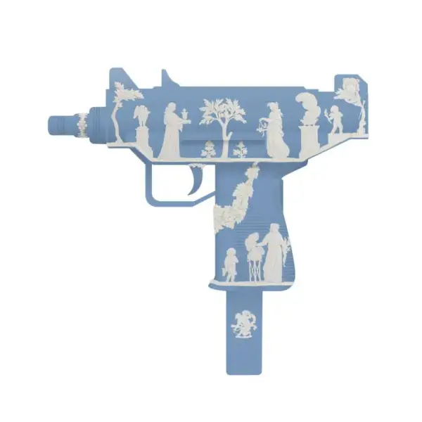 Click Here To Enlarge This Photo Of Uzi Pompei  Blue by Magnus Gjoen