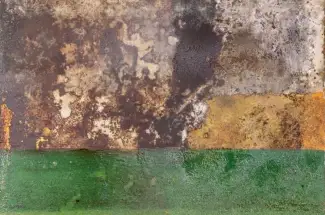 Sam PeacockVarigated OreOriginal ~ Mixed Media on Steel