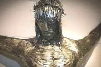 Shaun GaggTHE SORROWS OF STEELWelded Nail Sculpture