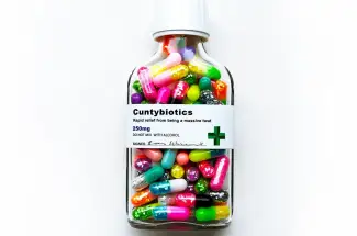 Emma GibbonsCUNTYBIOTICSOriginal ~ Handmade Resin and Glitter Pills