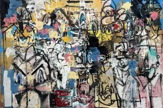 Joseph GilgunGrew Up On ThatOriginal ~ Acrylic on Canvas