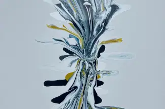 Kirsty MackayReflectionsOriginal ~ Industrial Paints on Canvas