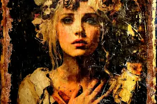 Rachel RichardsHestiaOriginal ~ Mixed Media on Canvas