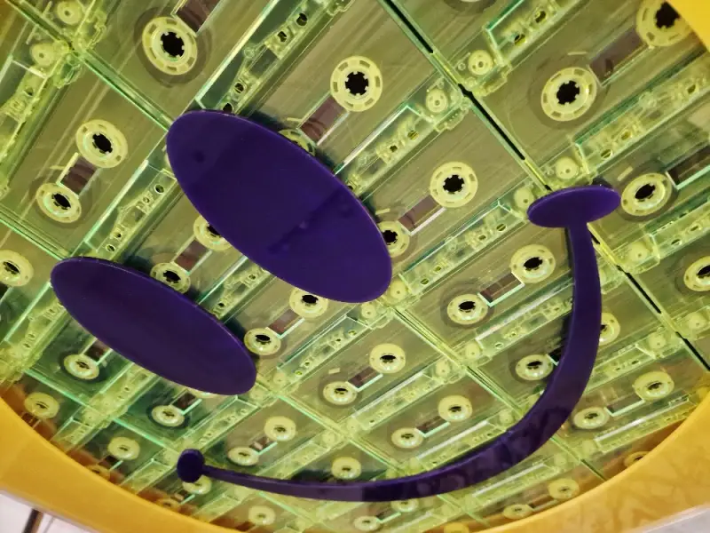 Click Here To Enlarge This Photo Of Cassette Smiley