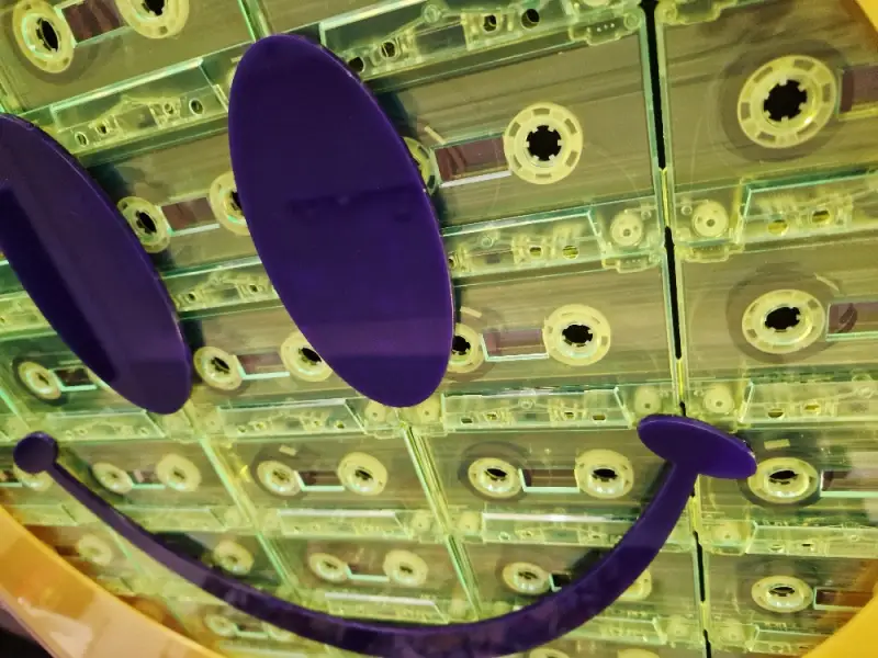 Click Here To Enlarge This Photo Of Cassette Smiley