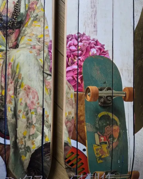 Click Here To Enlarge This Photo Of Golden Skate deck Trio